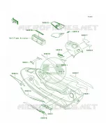 DecalsJH750 F1 pour Kawasaki SUPER SPORT XI 1997