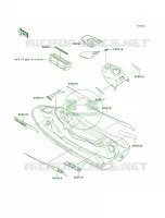 DecalsJH750 F2 pour Kawasaki SUPER SPORT XI 1997