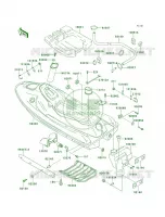 Hull pour Kawasaki SUPER SPORT XI 1997