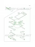 Owner's Tools pour Kawasaki SUPER SPORT XI 1997