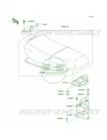 Seat pour Kawasaki SUPER SPORT XI 1997
