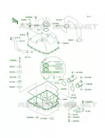 Water MufflerJT750 B1 pour Kawasaki STS 1997