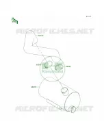 Water MufflerJT750 B2B3 pour Kawasaki STS 1997