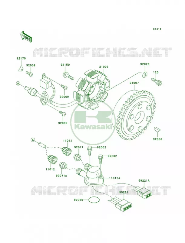 Generator Kawasaki JET SKI 750 1996 STS  JT750-B2