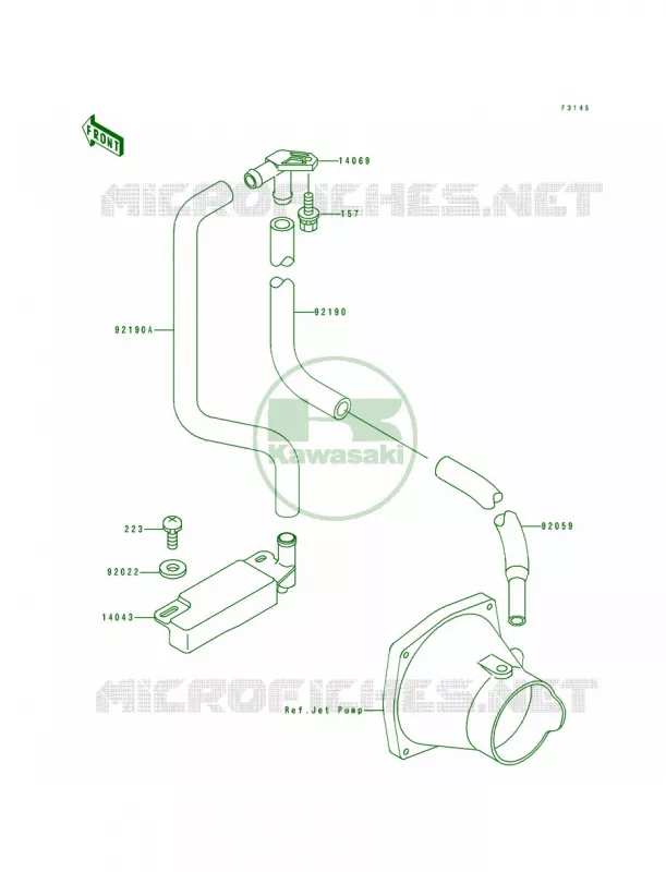 Bilge System Kawasaki JET SKI 650 1995 TS  JF650-B7