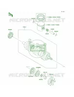 CrankshaftPistons pour Kawasaki 900 ZXI 1995