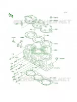 Cylinder HeadCylinder pour Kawasaki 900 ZXI 1995