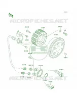 Generator pour Kawasaki 900 ZXI 1995