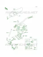 Handlebar pour Kawasaki 900 ZXI 1995