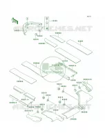 Pads pour Kawasaki 900 ZXI 1995