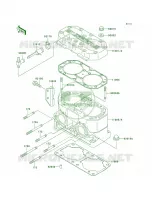 Cylinder HeadCylinder pour Kawasaki STS 1995