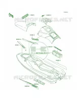 DecalsJT750 B2 pour Kawasaki STS 1995