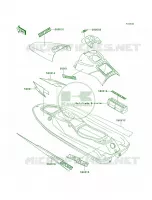 DecalsJT750 B3 pour Kawasaki STS 1995