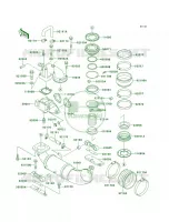 MufflersJT750 B1 pour Kawasaki STS 1995