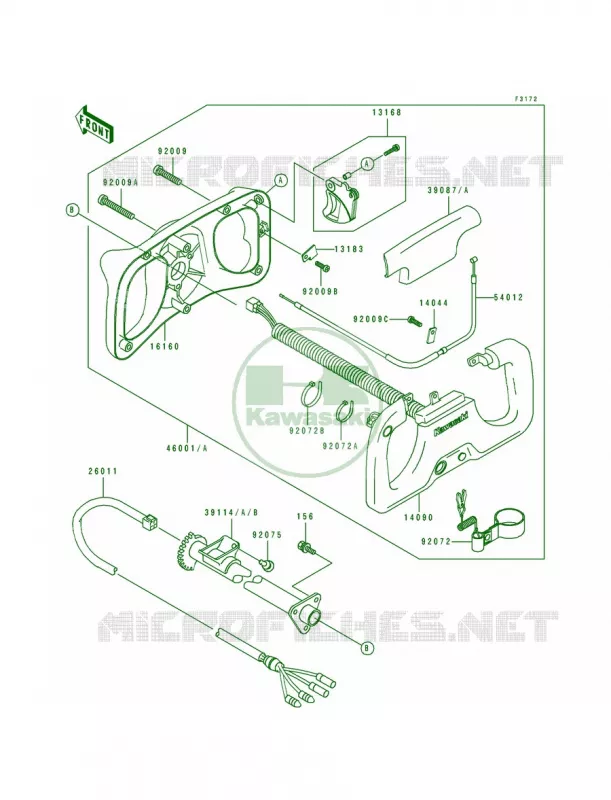Handlebar Kawasaki JET SKI 650 1994 SC  JL650-A4