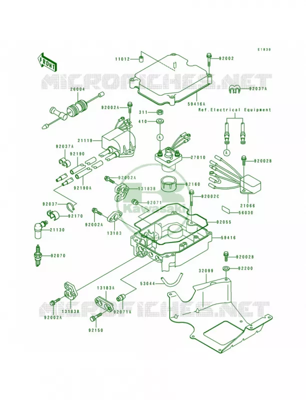 Ignition System Kawasaki JET SKI 650 1994 SC  JL650-A4