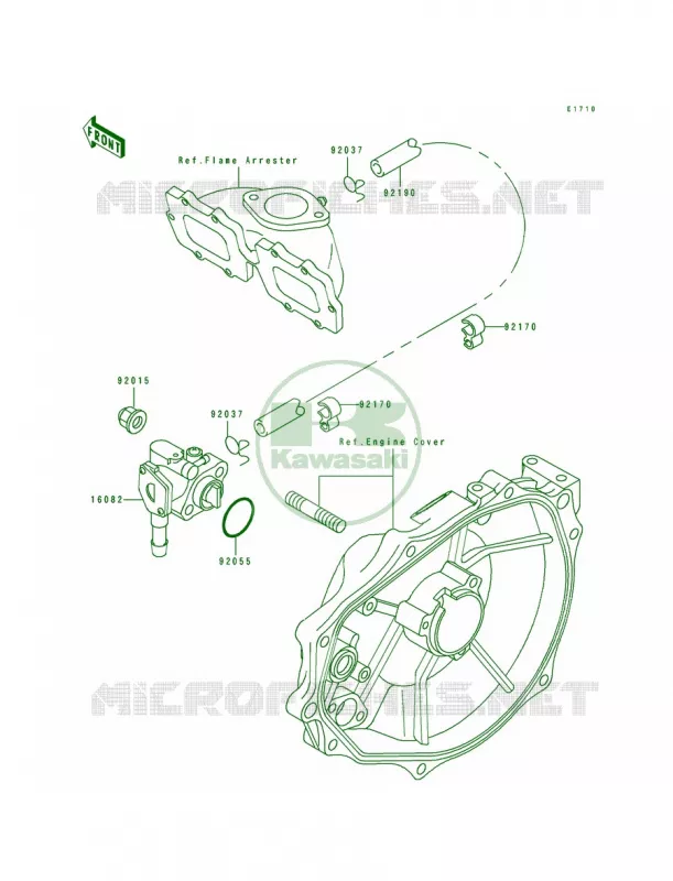 Oil Pump Kawasaki JET SKI 750 1994 750 SX  JS750-A3