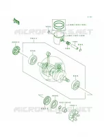 CrankshaftPistons pour Kawasaki 750 SS 1993