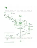 Oil Tank pour Kawasaki 750 SS 1993
