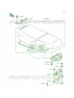 SeatKAW22251 94 pour Kawasaki 750 SS 1993