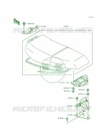 SeatKAW22252 94 pour Kawasaki 750 SS 1993