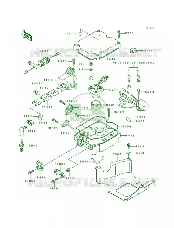 Ignition System Kawasaki JET SKI 650 1993 SC  JL650-A3