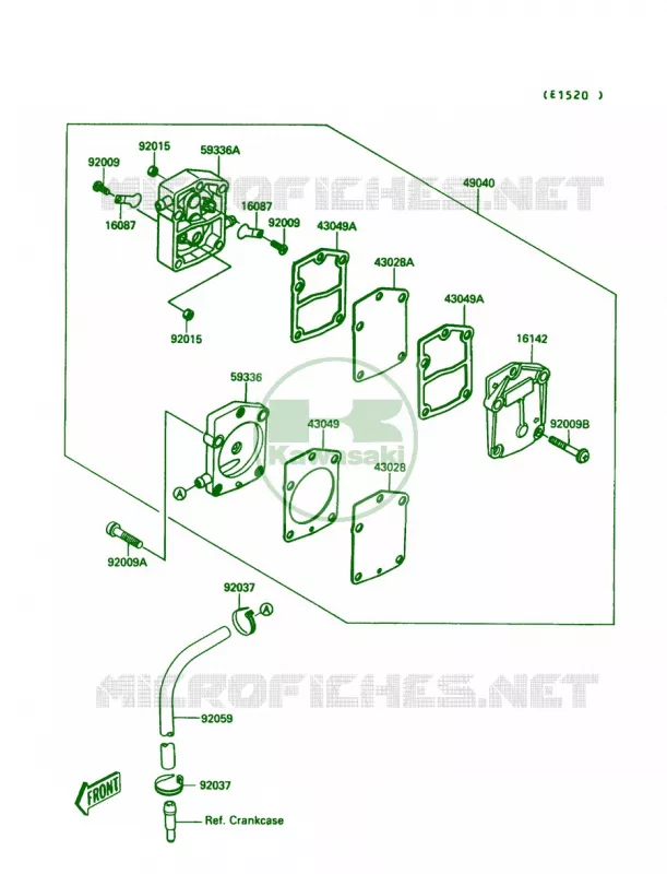 Fuel Pump Kawasaki JET SKI 650 1992 JET MATE  JB650-A4