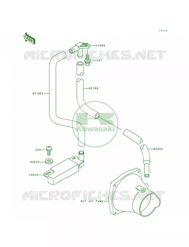 Bilge System Kawasaki JET SKI 650 1992 TS  JF650-B4