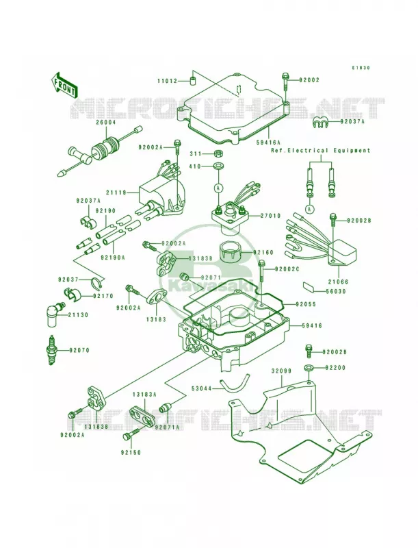 Ignition System Kawasaki JET SKI 650 1992 SC  JL650-A2