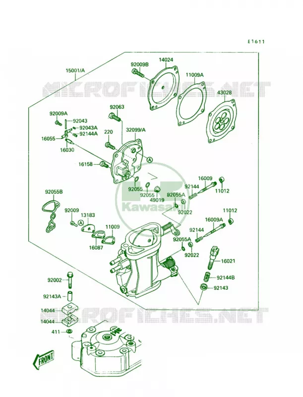 Carburetor Kawasaki JET SKI 650 1990 TS  JF650-B2