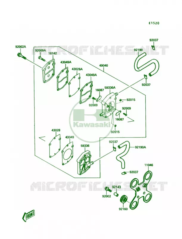 Fuel Pump Kawasaki JET SKI 650 1990 TS  JF650-B2