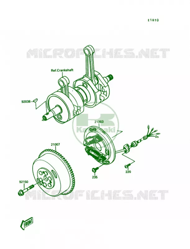 Generator Kawasaki JET SKI 650 1990 TS  JF650-B2