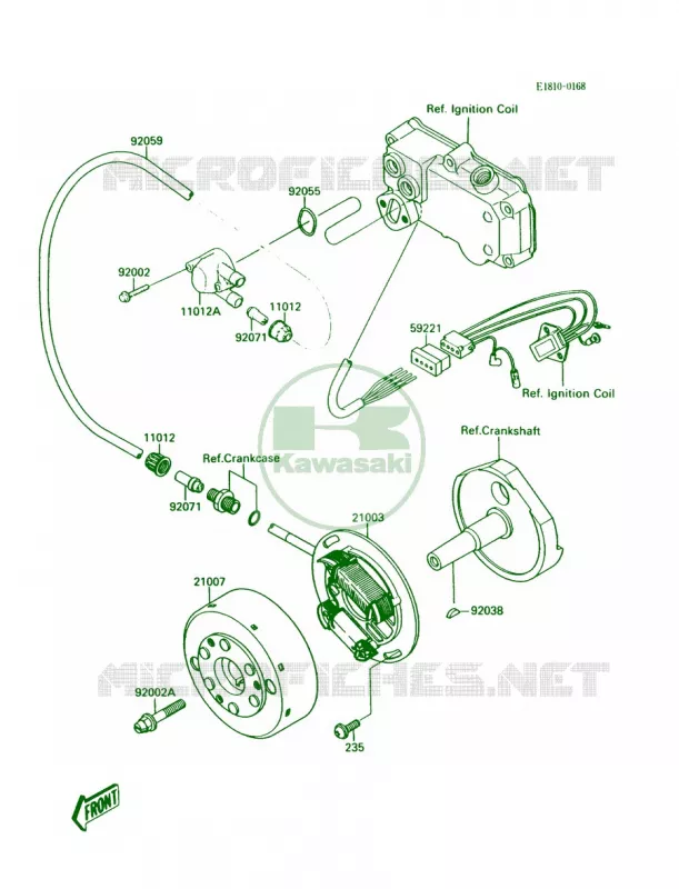 GeneratorJS300-A1 Kawasaki JET SKI 300 1990 300 SX  JS300-A4