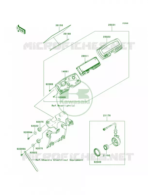 Meters Kawasaki MOTOS 250 2011 KLX250S  KLX250TBF