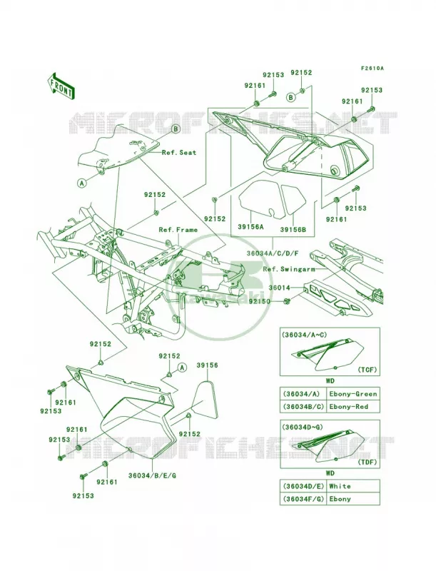 Side CoversChain CoverTCFTDF Kawasaki MOTOS 250 2011 KLX250S  KLX250TBF
