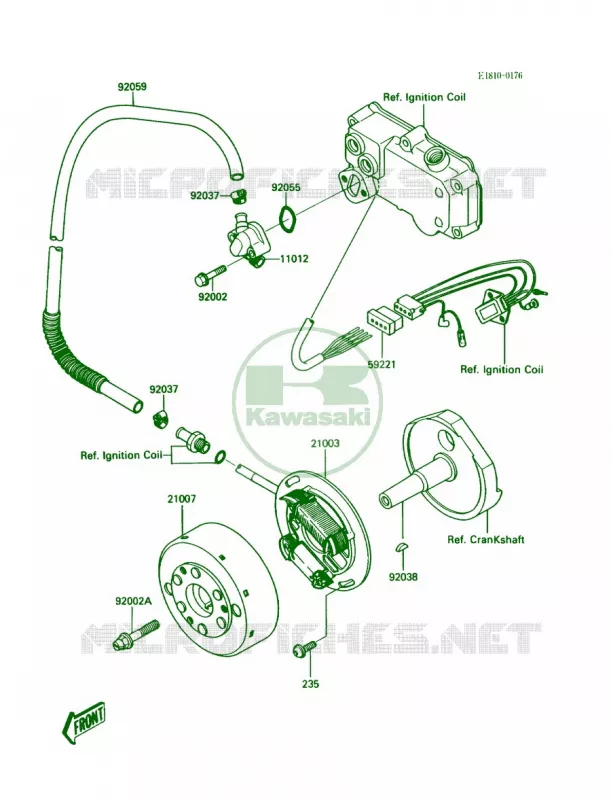 Generator Kawasaki JET SKI 300 1988 JS300  JS300-B3