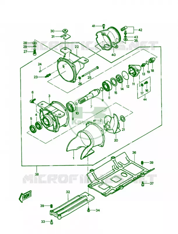JET PUMP Kawasaki JET SKI 550 1986 JS550  JS550-A5