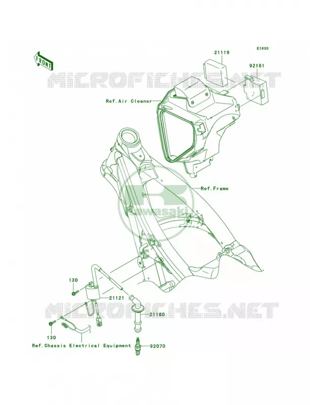 Ignition System Kawasaki MOTOS 450 2012 KLX450R  KLX450ACF