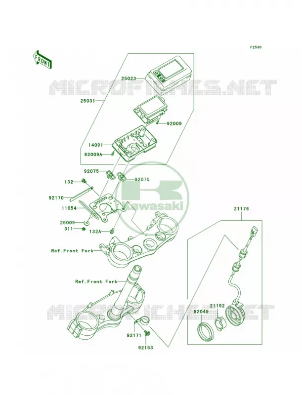 Meters Kawasaki MOTOS 450 2012 KLX450R  KLX450ACF