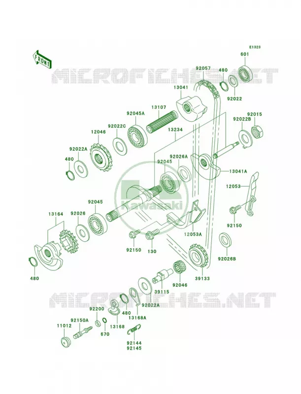 Balancer Kawasaki MOTOS 650 2007 KLR650  KL650A7F