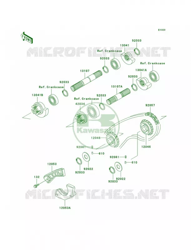 Balancer Kawasaki MOTOS 250 2005 KLR250  KL250-D22