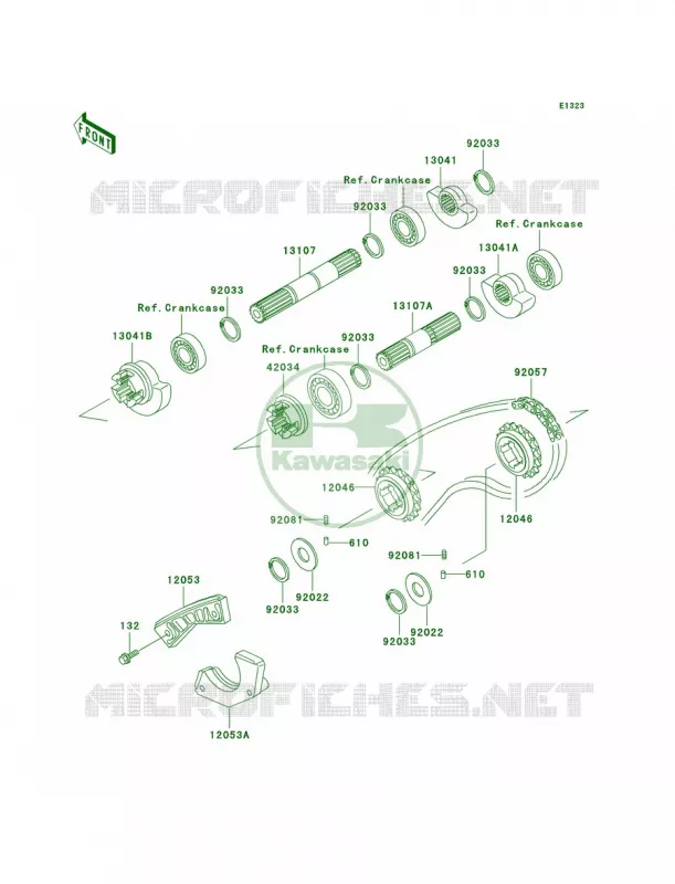 Balancer Kawasaki MOTOS 250 2004 KLR250  KL250-D21