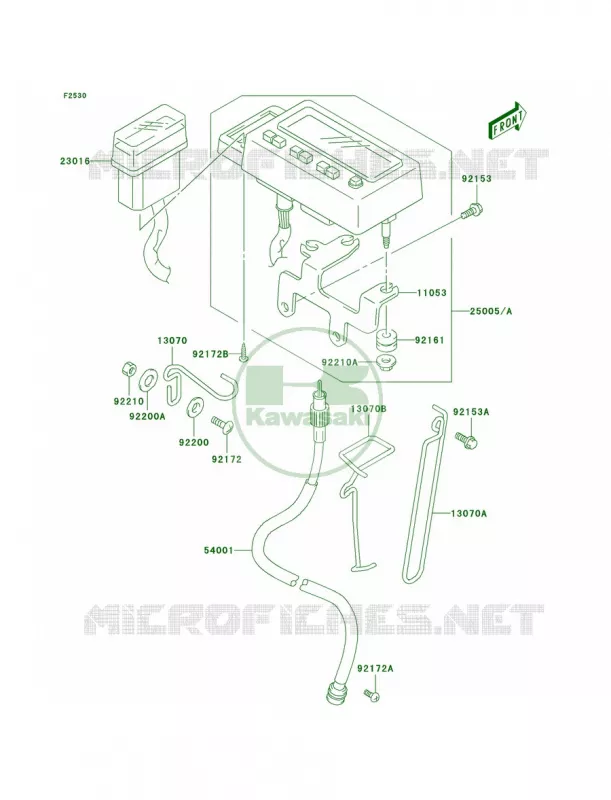 Meters Kawasaki MOTOS 400 2003 KLX400SR  KLX400-A1