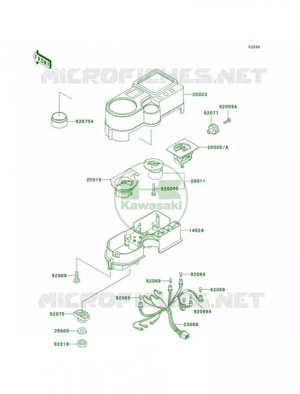Meters Kawasaki MOTOS 650 2002 KLR650  KL650-A16