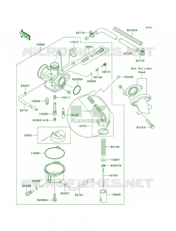 Carburetor Kawasaki MOTOS 110 2011 KLX110  KLX110CBF