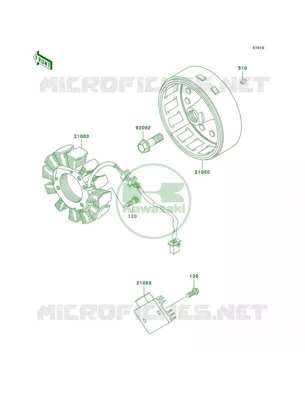 Generator Kawasaki MOTOS 250 2001 KLR250  KL250-D18