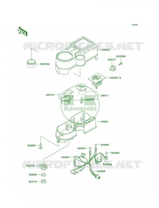 Meters Kawasaki MOTOS 650 2001 KLR650  KL650-A15