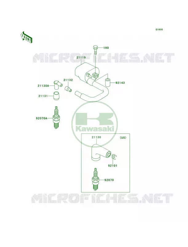 Ignition System Kawasaki MOTOS 100 2000 KE100  KE100-B19