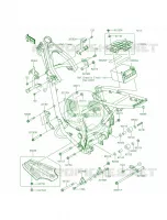 Frame Fittings pour Kawasaki KLX140L 2015
