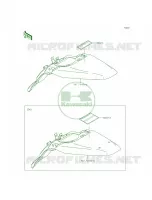 Labels pour Kawasaki KLX140L 2015